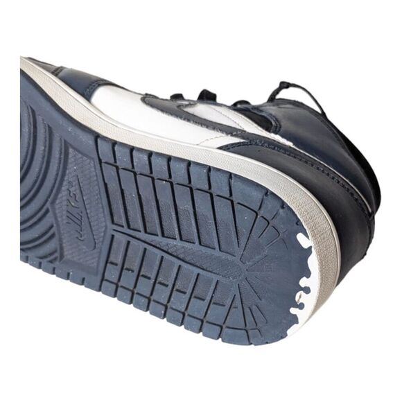 NIKE Air Jordan 1 Mid 'Armory Navy' Sneakers Size 9 - Picture 10 of 11